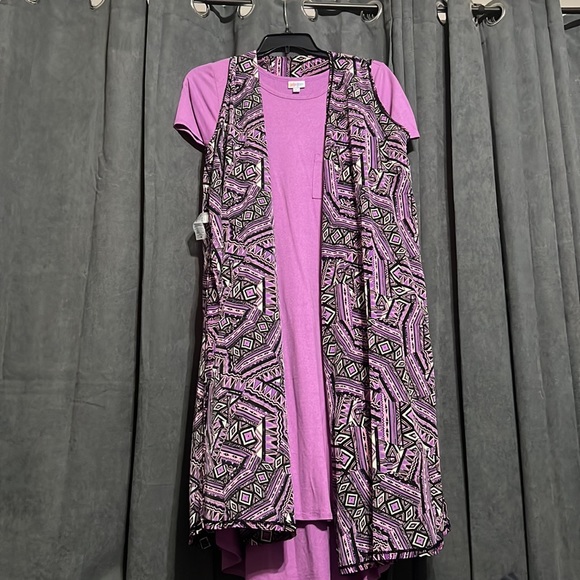 LulaRoe Joy/Long Line Vest. Medium. NWT - Picture 7 of 7